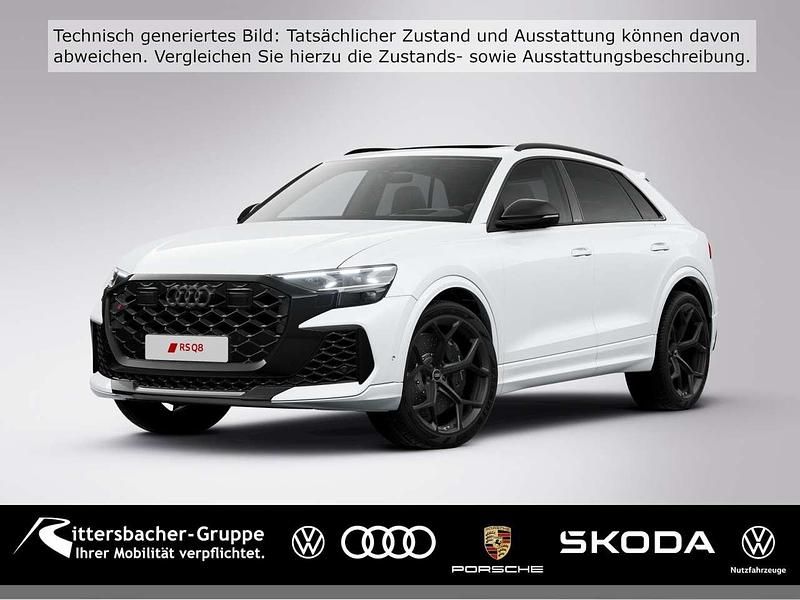 Neu Audi RS Q8 Performance 640 PS (470 kW) 2025 Gletscherweiß metallic SUV