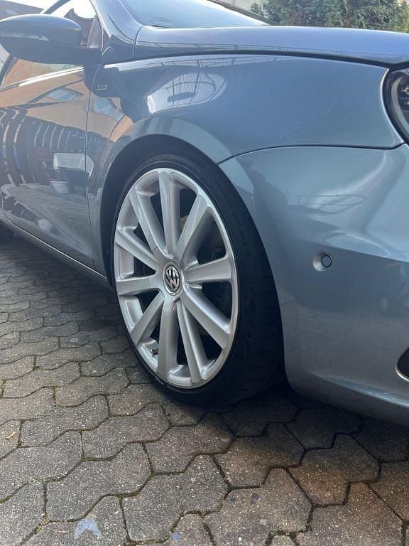 Second-hand VW Eos Cup 140 CP (102 kW) 2015 Albastru Cabrio
