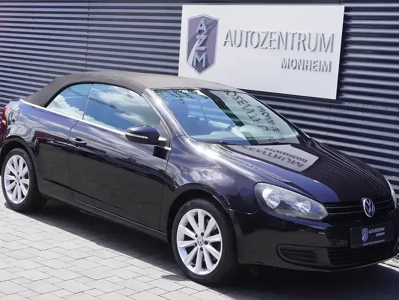 Gebraucht VW Golf Cabriolet Exclusive 160 PS (117 kW) 2013 Schwarz (deep black perleffekt metallic) Cabrio