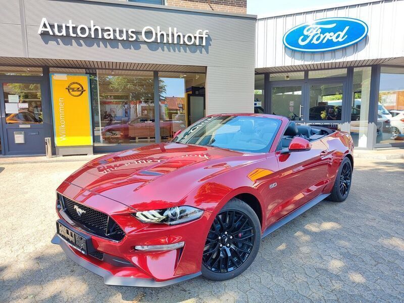 Rot Gebraucht 2023 Ford Mustang GT Premium Convertible Cabrio | 61.450 € - Bild 1/4