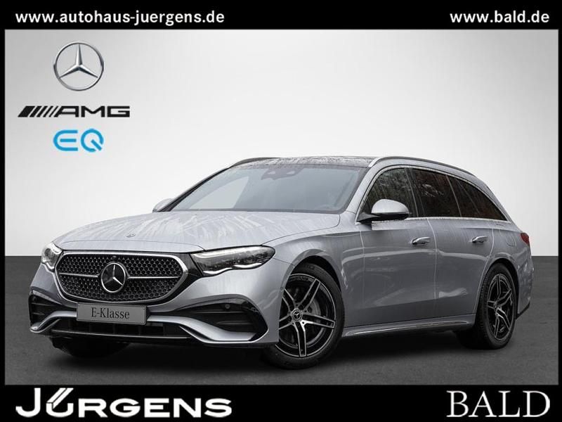 Silber metalliclack hightechsilber Gebraucht 2024 Mercedes E300 AMG Kombi | 59.880 € - Bild 1/4