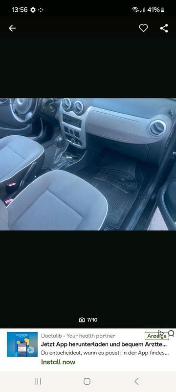 Gebraucht Dacia Sandero 2012 Schwarz Kleinwagen