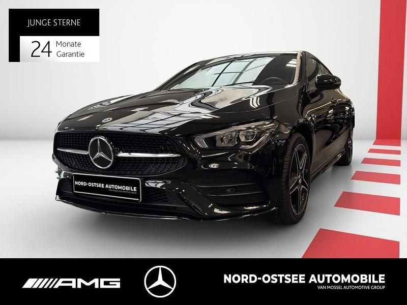 Unilack nachtschwarz Gebraucht 2021 Mercedes CLA250e Shooting Brake AMG Kombi | 27.490 € (Guter Preis) - Bild 1/4