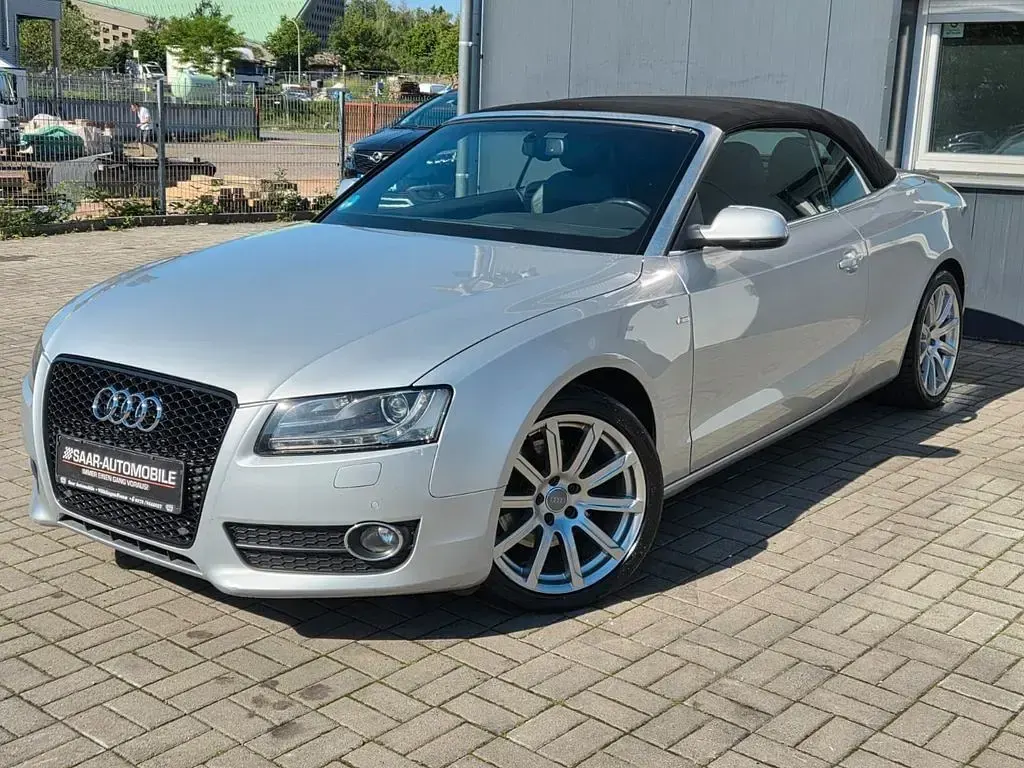 Gebraucht Audi A5 Cabriolet S-Line 211 PS (155 kW) 2009 Silber Cabrio