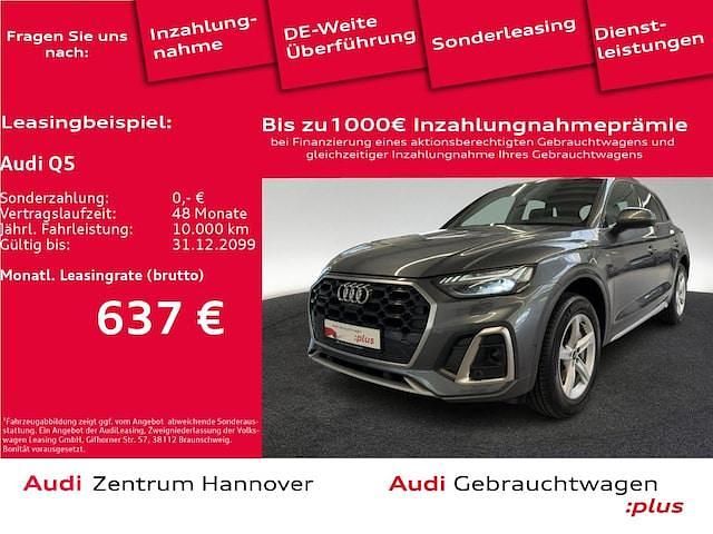 Daytonagrau perleffekt Gebraucht 2023 Audi Q5 S-Line SUV | 44.900 € (Guter Preis) - Bild 1/4