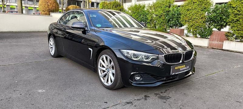 Schwarz Gebraucht 2020 BMW 420 Advantage Cabrio | 26.990 € - Bild 1/4