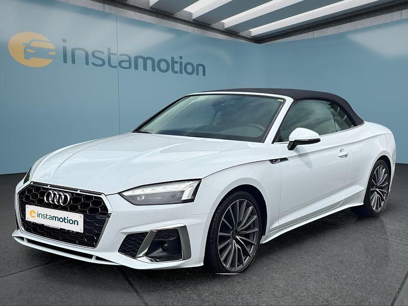 Weiß Gebraucht 2024 Audi A5 Cabriolet Cabrio | 52.149 € (Teuer) - Bild 1/4