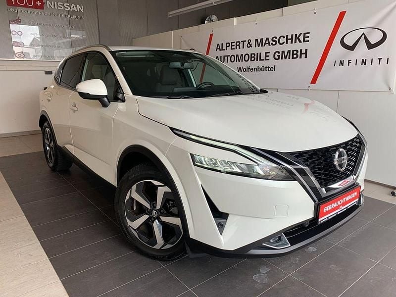 Perlmuttweiß Gebraucht 2022 Nissan Qashqai 360º SUV | 21.950 € (Guter Preis) - Bild 1/4