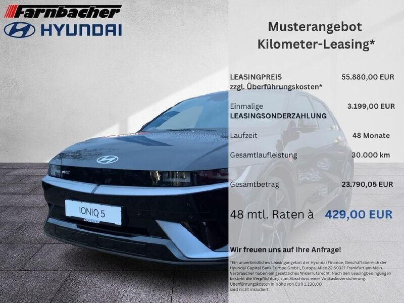 Abyss black / mic Gebraucht 2022 Hyundai Ioniq 5 N Line SUV | 48.590 € - Bild 1/1