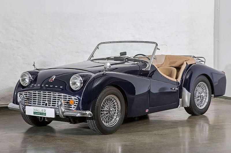 Db 904 dunkelblau Gebraucht 1958 Triumph TR3 Cabrio | 31.500 € - Bild 1/4
