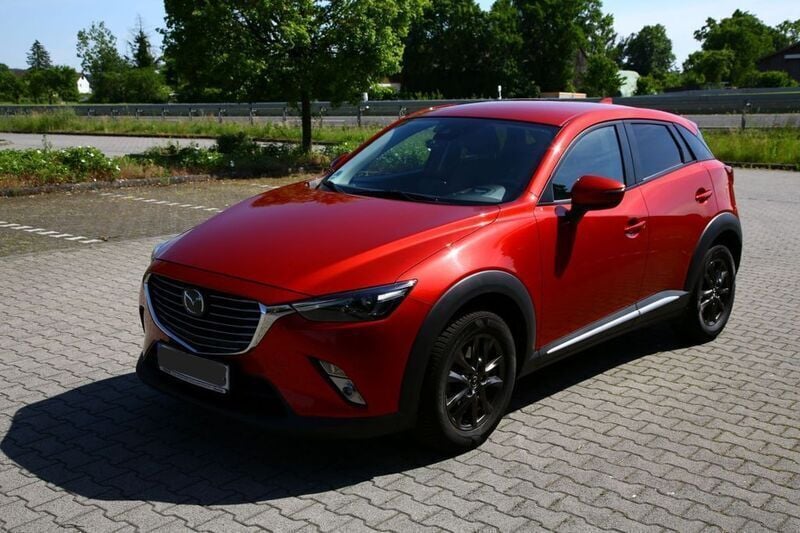 Rot Gebraucht 2018 Mazda CX-3 Sports-Line SUV | 16.990 € (Guter Preis) - Bild 1/4