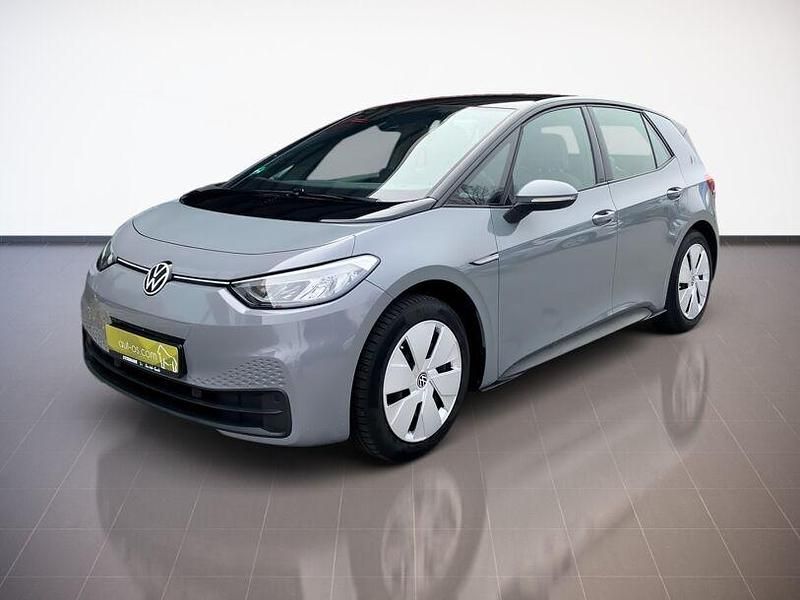 Gebraucht VW ID.3 Pure 110 kW (150 PS) 2021 Mondsteingrau schwarz Kleinwagen