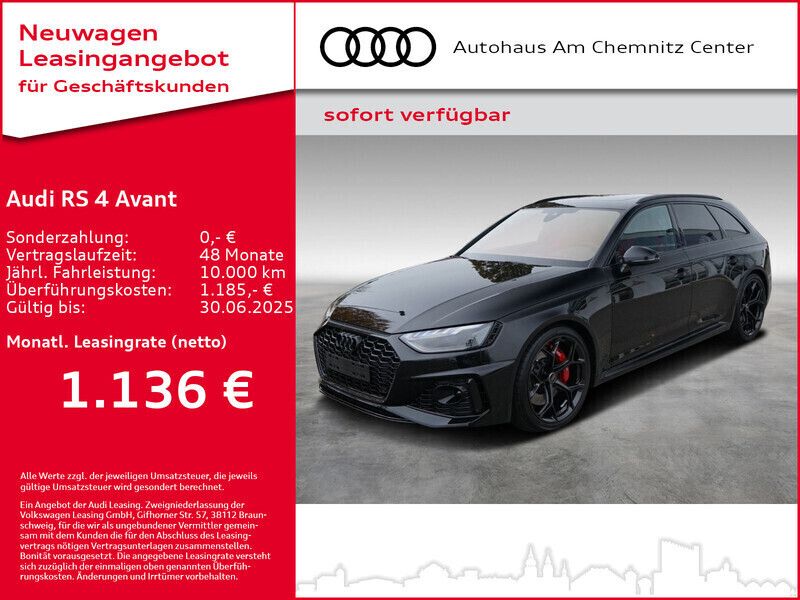 Schwarz Gebraucht 2022 Audi RS4 Competition Kombi | 102.900 € - Bild 1/3