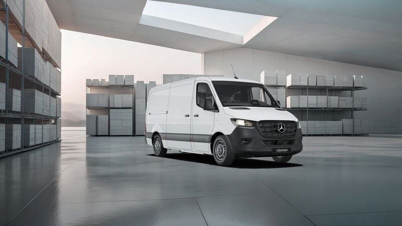 Weiß Neu 2025 Mercedes E-Sprinter Van | 50.135 € (Teuer) - Bild 1/4