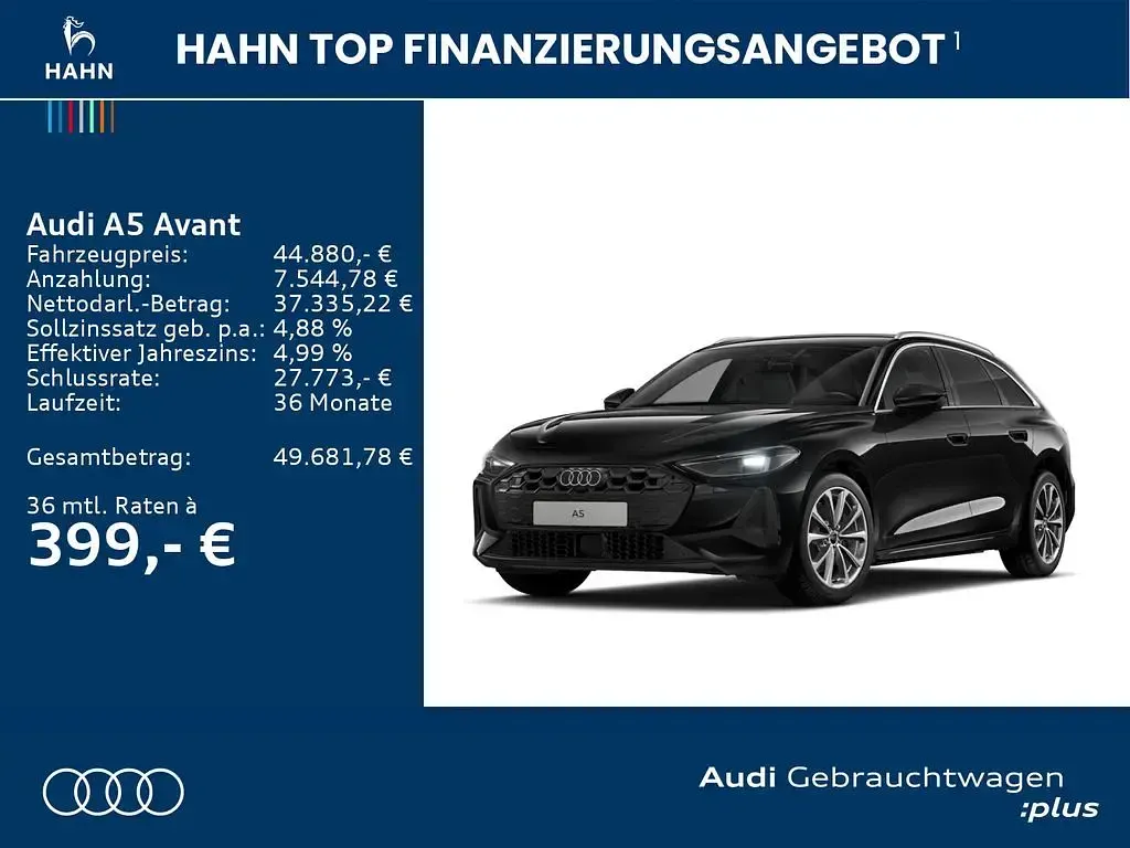 Second-hand Audi A5 Sport 204 CP (150 kW) 2025 Negru Break