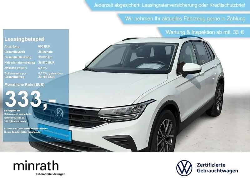 Gebraucht VW Tiguan Life 110 PS (80 kW) 2023 Weiß SUV