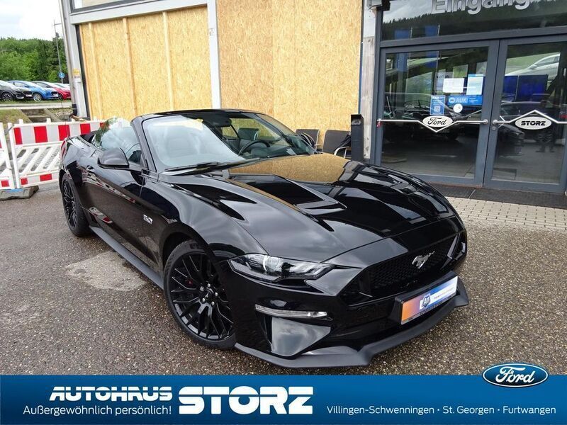 Schwarz Gebraucht 2019 Ford Mustang GT Premium Convertible Cabrio | 43.700 € (Fairer Preis) - Bild 1/4