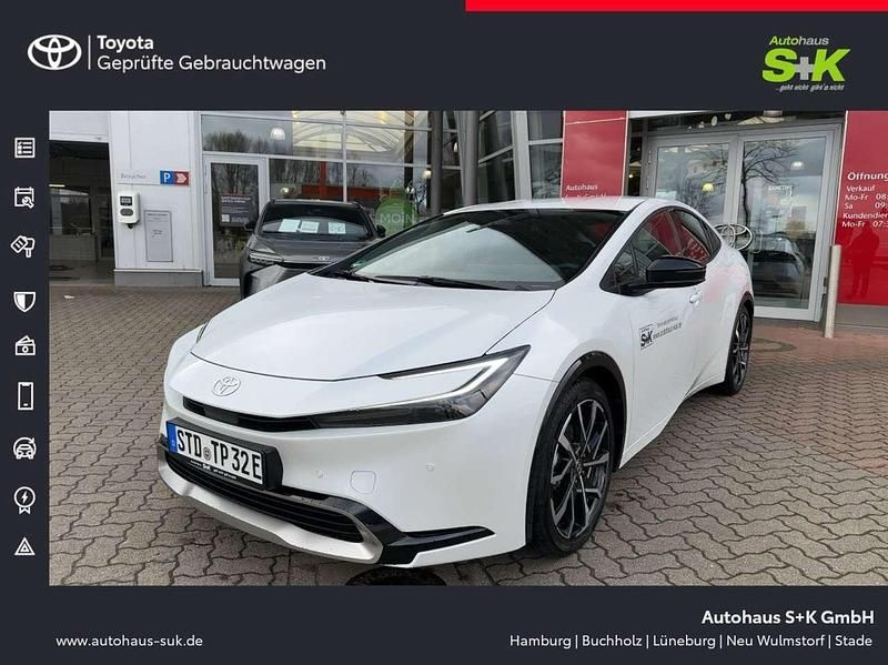 Platinumweiß perlef Gebraucht 2023 Toyota Prius Executive Kleinwagen | 38.490 € - Bild 1/4