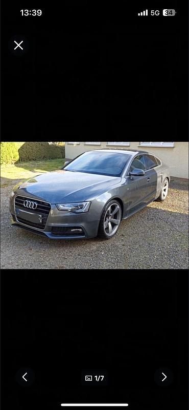 Grau Gebraucht 2014 Audi A5 Limousine | 14.600 € (Fairer Preis) - Bild 1/4