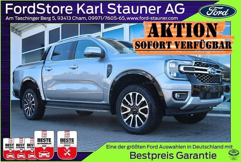 Grau Neu 2025 Ford Ranger Platinum Abholung | 58.286 € (Superpreis) - Bild 1/4