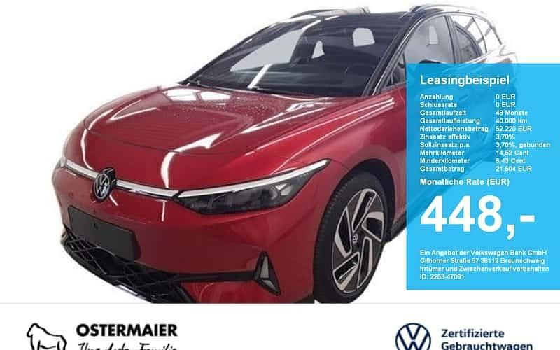 Rot Gebraucht 2025 VW ID.7 GTX Kombi | 52.220 € - Bild 1/4