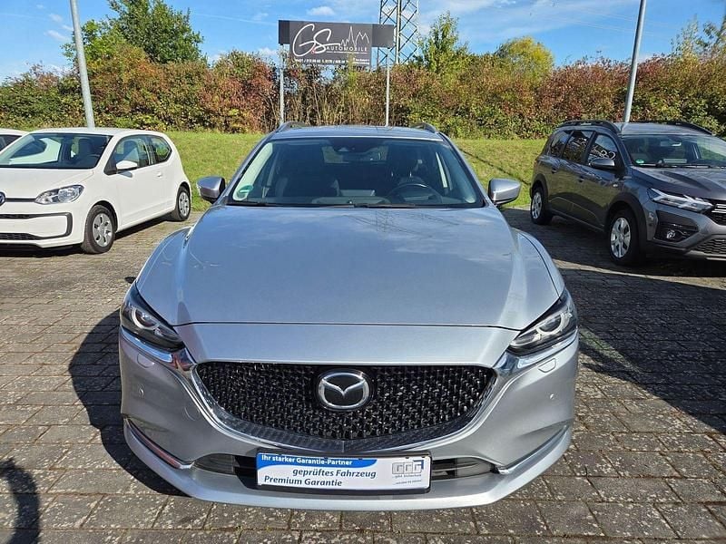 Silber Gebraucht 2019 Mazda 6 Exclusive-Line Kombi | 17.290 € (Guter Preis) - Bild 1/4