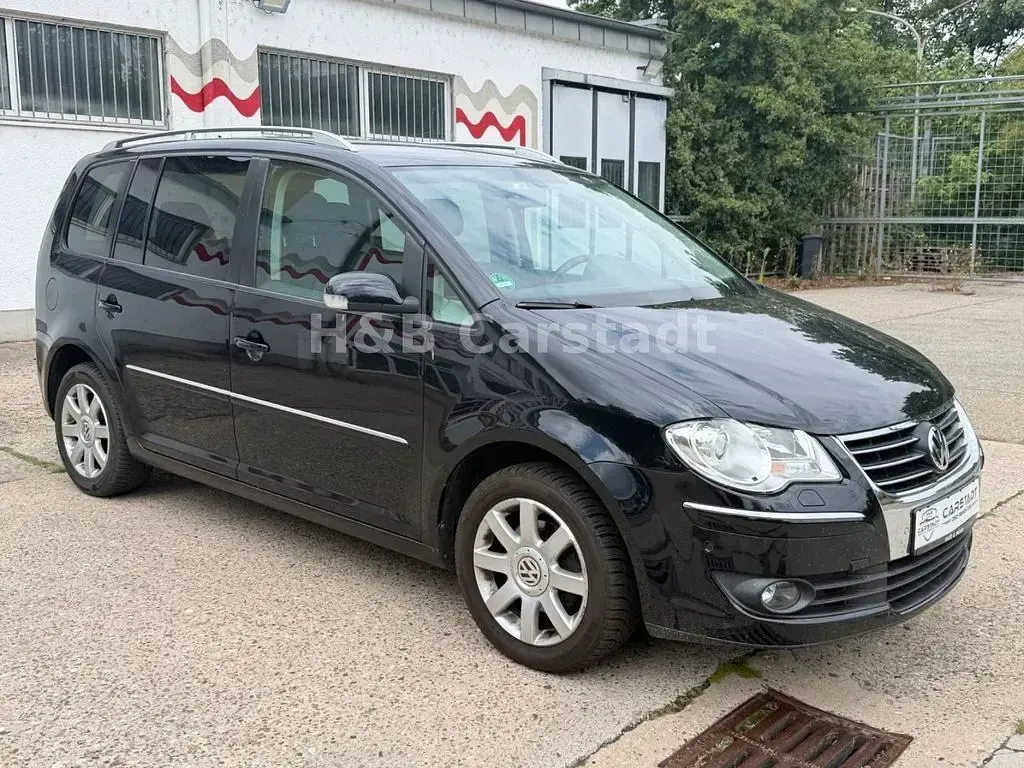 Gebraucht VW Touran Highline 140 PS (102 kW) 2009 Schwarz Van / Kleinbus