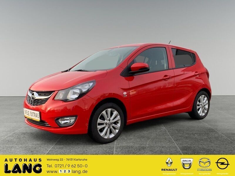 Lava rot Gebraucht 2019 Opel Karl Kleinwagen | 8.990 € (Fairer Preis) - Bild 1/4