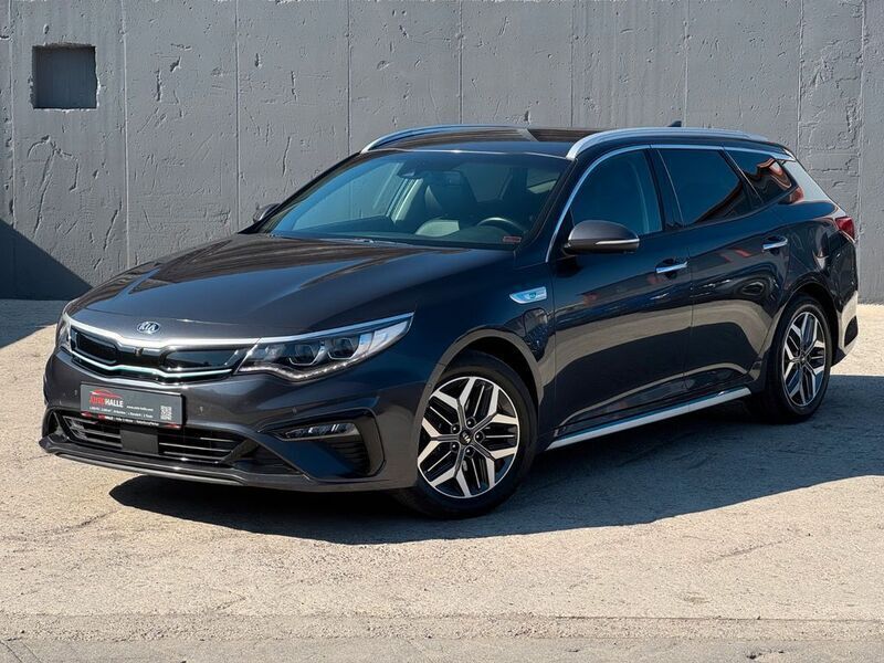 Grau Gebraucht 2021 Kia Optima Hybrid Spirit Limousine | 24.490 € (Fairer Preis) - Bild 1/4