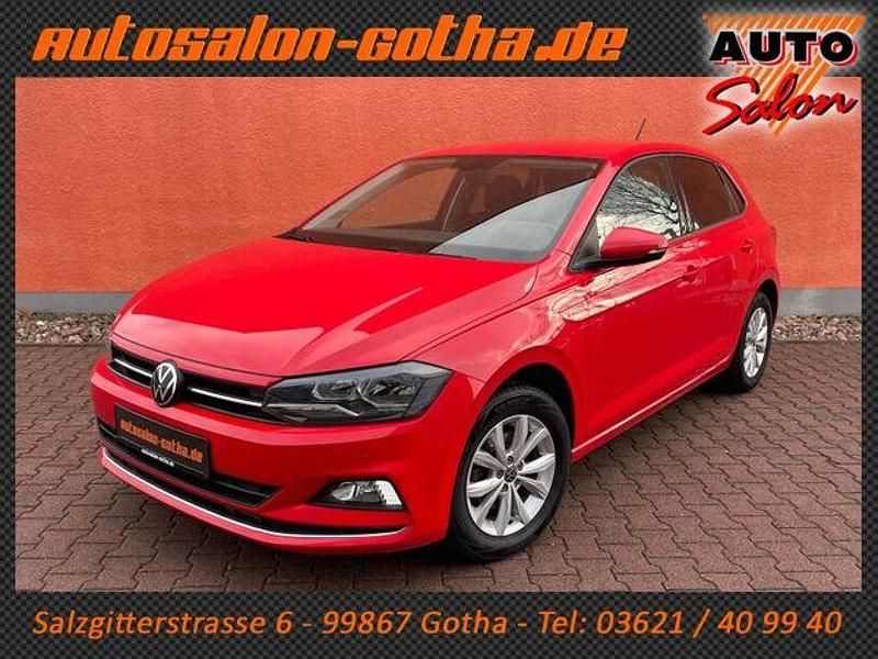 Gebraucht VW Polo Highline 110 PS (80 kW) 2021 Rot Kleinwagen