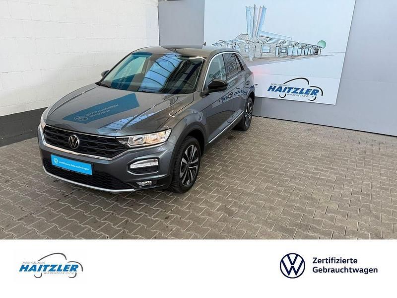 Indiumgrau metallic (metallic) Gebraucht 2020 VW T-Roc United SUV | 22.890 € (Fairer Preis) - Bild 1/4