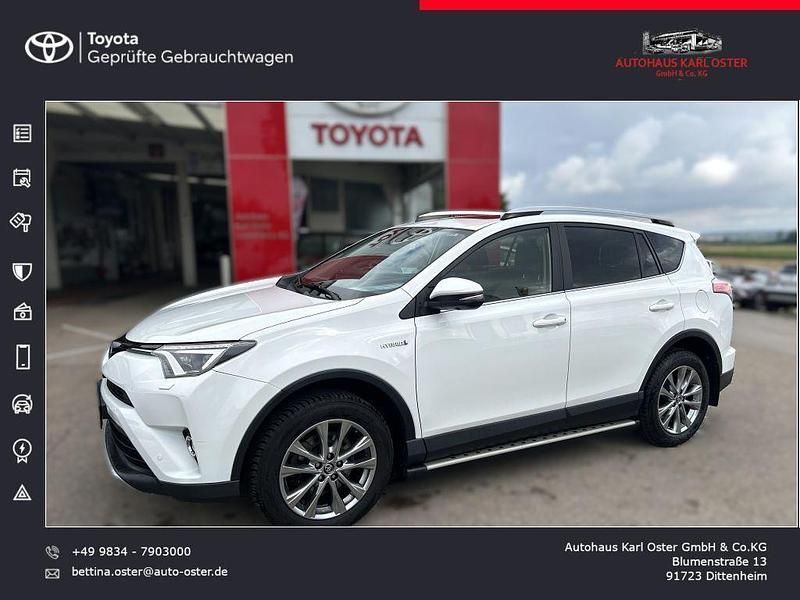 Weiß Gebraucht 2017 Toyota RAV4 Hybrid Executive SUV | 23.490 € (Fairer Preis) - Bild 1/4