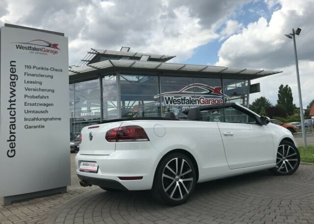 Gebraucht VW Golf Cabriolet 160 PS (117 kW) 2012 Weiß Cabrio