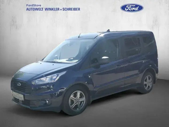 Chromablau metallic Gebraucht 2022 Ford Tourneo Titanium Van / Kleinbus | 23.900 € (Guter Preis) - Bild 1/4
