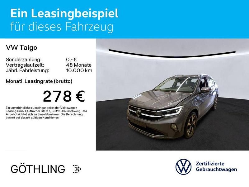 Gebraucht VW Taigo Style 150 PS (110 kW) 2022 Rauchgrau metallic SUV