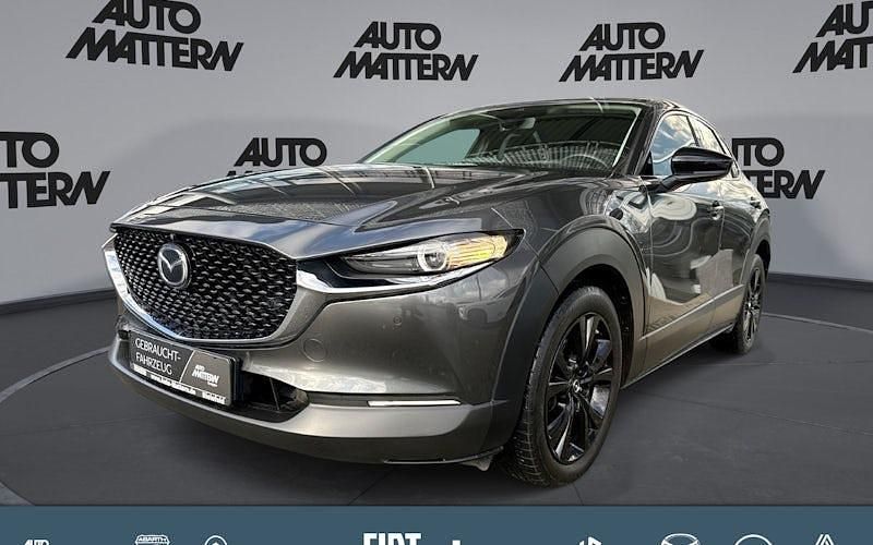 Grau Gebraucht 2022 Mazda CX-30 Homura-Line SUV | 21.890 € (Etwas zu teuer) - Bild 1/4