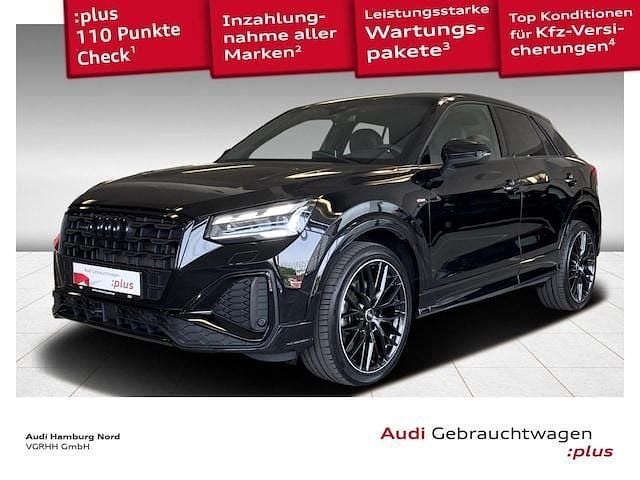 0e mythosschwarz metallic Gebraucht 2022 Audi Q2 S-Line SUV | 31.820 € (Fairer Preis) - Bild 1/3