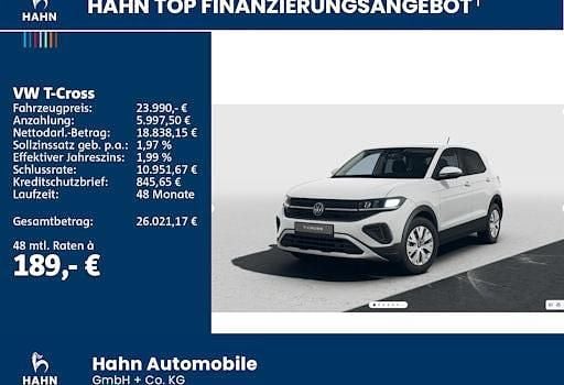 Neu VW T-Cross 95 PS (69 kW) 2026 Weiß SUV