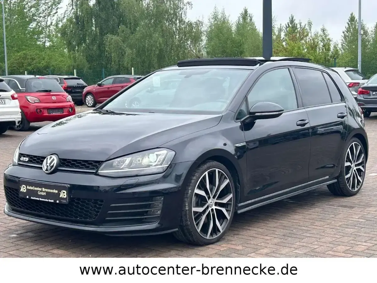 Gebraucht VW Golf VII GTD 184 PS (135 kW) 2015 Schwarz Limousine