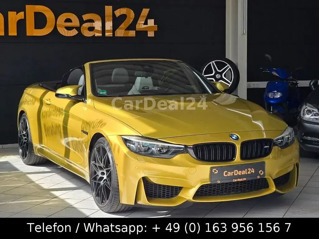 Gebraucht BMW M4 Cabriolet Competition Edition 450 PS (330 kW) 2019 Gelb Cabrio