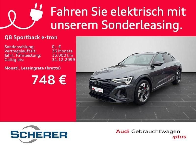 Gebraucht Audi Q8 Sportback e-tron Comfort 300 kW (408 PS) 2023 Daytonagrau perleffekt (metallic) SUV