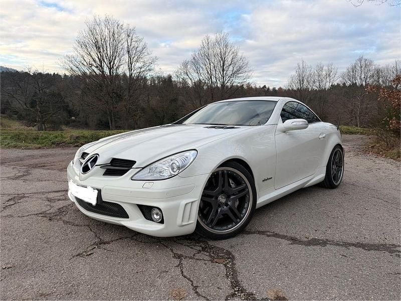 Weiß Gebraucht 2008 Mercedes SLK55 AMG AMG Cabrio | 39.900 € (Fairer Preis) - Bild 1/4