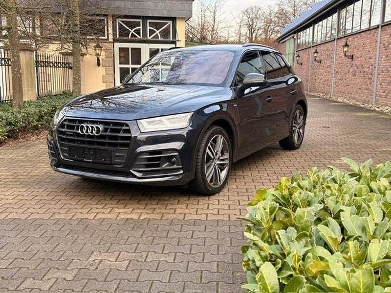 Blau Gebraucht 2019 Audi Q5 S-Line SUV | 27.900 € (Superpreis) - Bild 1/4