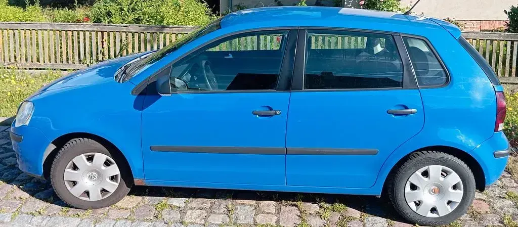 Gebraucht VW Polo Trendline 60 PS (44 kW) 2009 Blau Kleinwagen