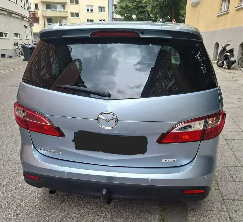 Gebraucht Mazda 5 Sports-Line 144 PS (105 kW) 2013 Blau Van / Kleinbus
