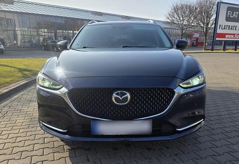 Gebraucht Mazda 6 Exclusive-Line 150 PS (110 kW) 2019 Blau Kombi
