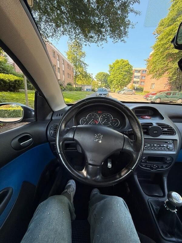 Blau Gebraucht 2003 Peugeot 206 CC Cabrio | 600 € (Superpreis) - Bild 1/4