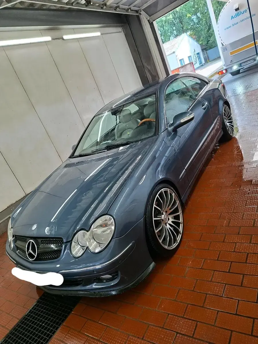 Gebraucht Mercedes CLK280 231 PS (169 kW) 2006 Blau Coupé