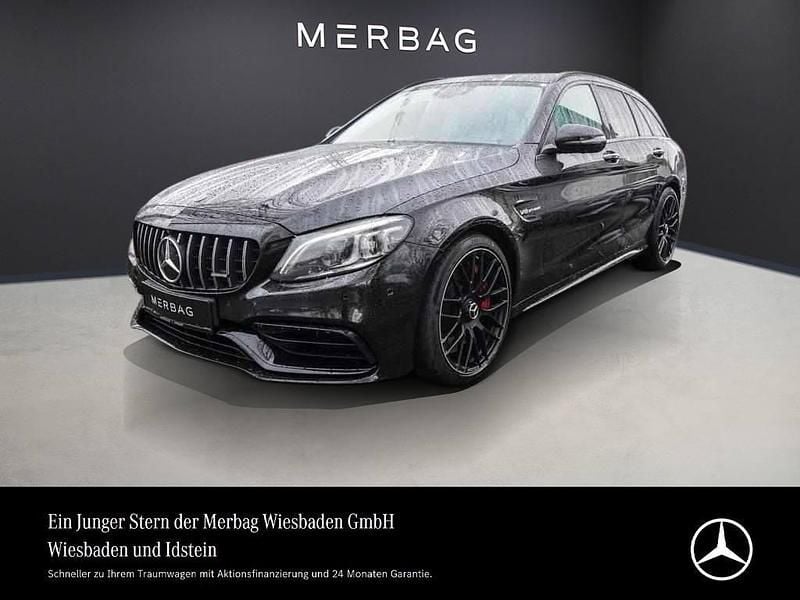 Obsidianschwarz Gebraucht 2020 Mercedes C63 AMG AMG Kombi | 63.880 € (Teuer) - Bild 1/4