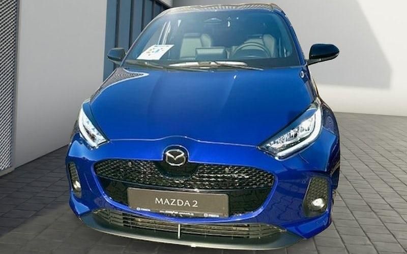 Neu Mazda 2 Homura-Line 116 PS (85 kW) 2025 Blau Limousine
